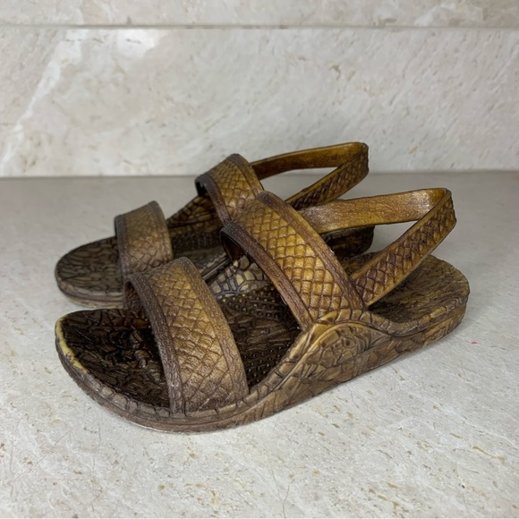 J-Slips Classic Hawaiian Baby Toddler Sandals with Back Strap - Picture 3 of 9